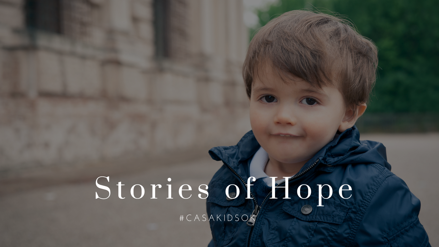 Story of Hope. Young Boy. Close Up. 